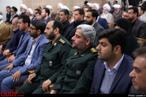 دیدارستاد کنگره شهدای بوشهر با رهبر انقلاب