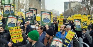 راهپیمایی مردم مشهد در حمایت از اقتدار و صلابت ایران مقابل آمریکای جنایتکار