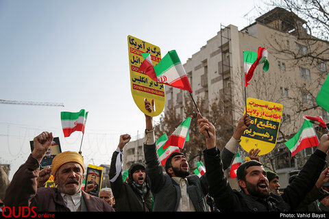 راهپیمایی حمایت از اقتدار و صلابت جمهوری اسلامی ایران در مشهد