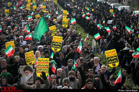 راهپیمایی حمایت از اقتدار و صلابت جمهوری اسلامی ایران در مشهد