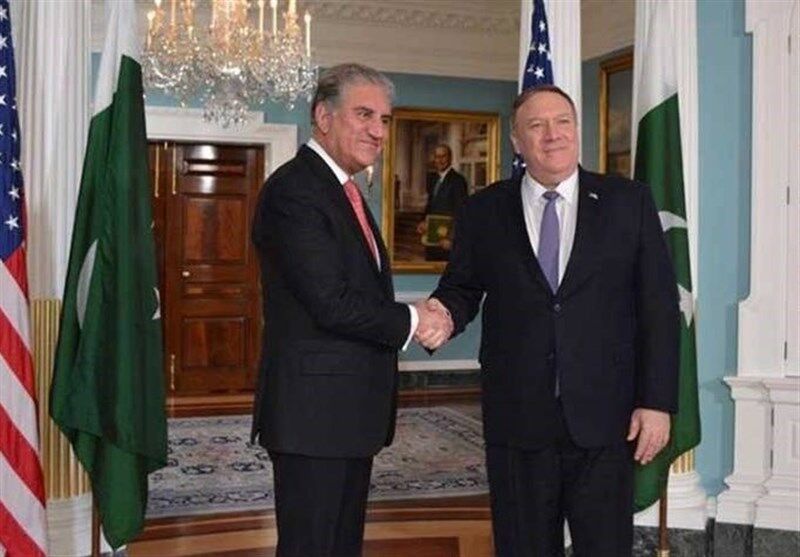  دیدار پامپئو و وزیر خارجه پاکستان
