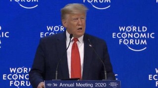 خودستایی ترامپ در مجمع جهانی اقتصاد در داووس
