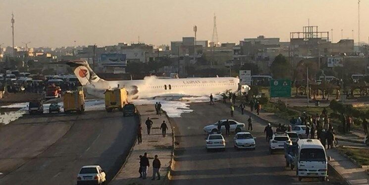 حادثه برای پرواز تهران-ماهشهر/ خروج هواپیما از باند تلفاتی نداشت