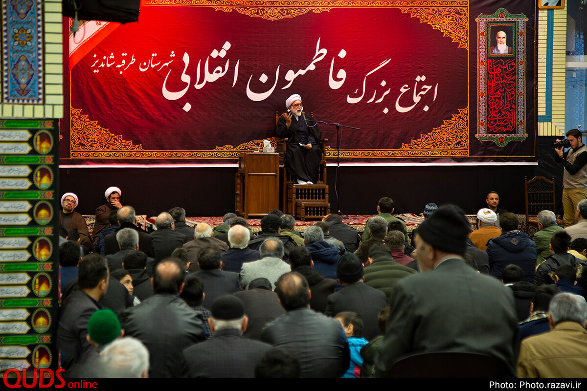 سخنرانی تولیت آستان قدس رضوی در اجتماع بزرگ فاطمیون انقلابی