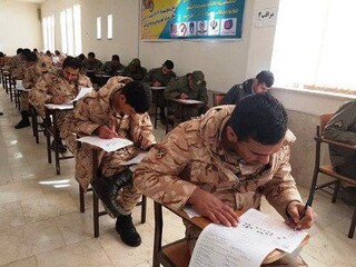 برگزاری آزمون دانشگاه‌های افسری ارتش در مشهد