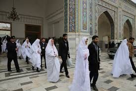 برگزاری جشن ازدواج ۲۲۵زوج‌ جوان از سراسر کشور در حرم امام هشتم(ع)