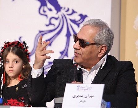 عینک حاشیه‌ساز مهران مدیری در جشنواره فیلم فجر/فیلم