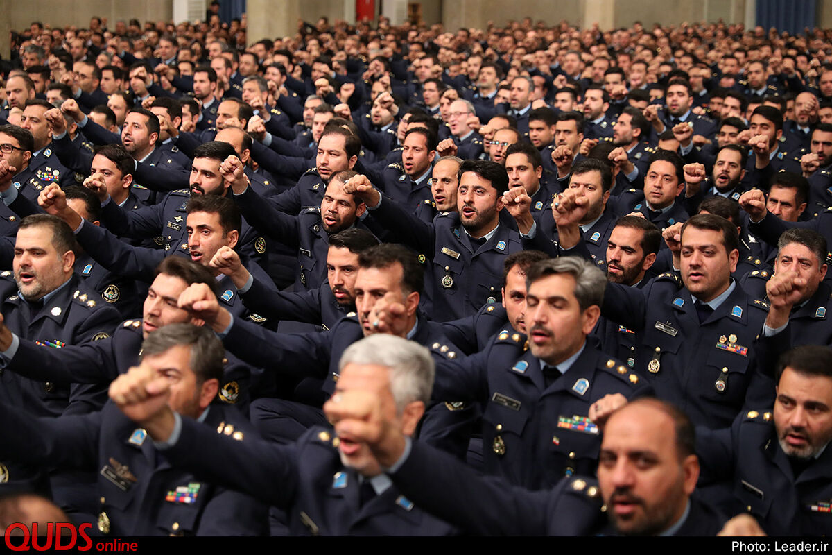 دیدار فرماندهان و کارکنان نیروی هوایی ارتش با رهبر معظم انقلاب
