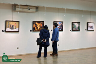 افتتاح نمایشگاه عکس «بدرقه تا آسمان» در نگارخانه رضوان مشهد