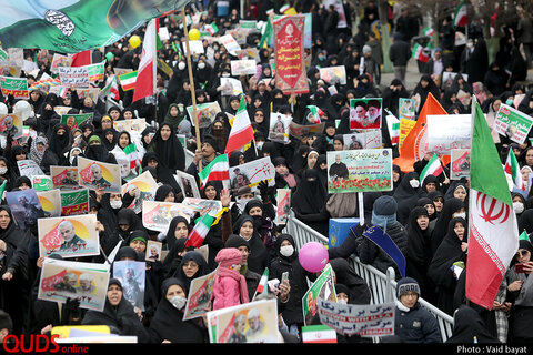 راهپیمایی 22 بهمن در مشهد