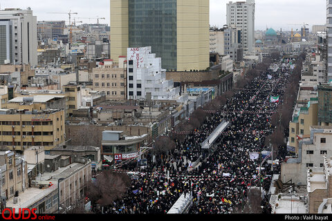 راهپیمایی 22 بهمن در مشهد