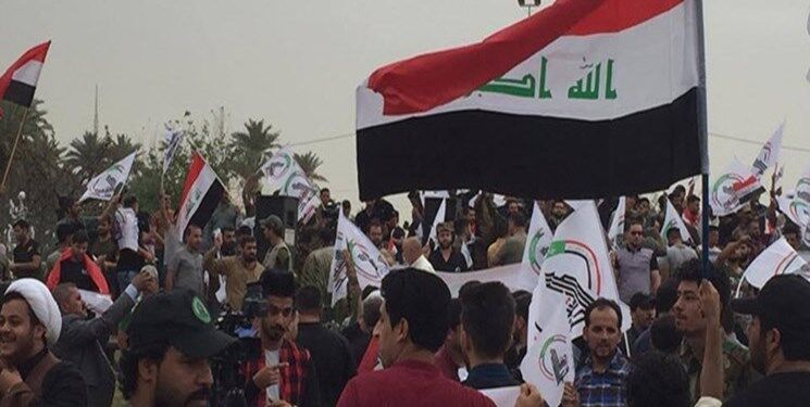 هزاران نفر در عراق در حمایت از الصدر تظاهرات کردند

