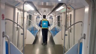 ضدعفونی مترو شیراز برای پیشگیری از کرونا 