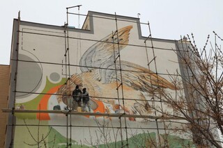 ۹۰ هزار مترمربع نقش و نگار بر دیوارهای شهر