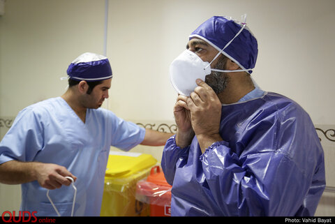 بخش ویژه «بیماران کرونا» بیمارستان شریعتی مشهد