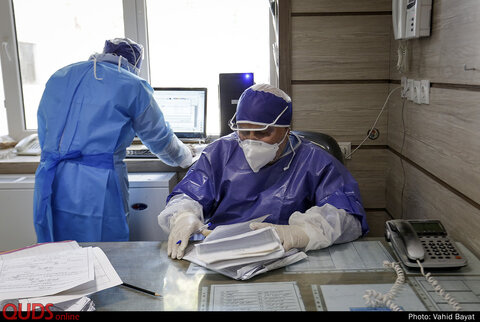 بخش ویژه «بیماران کرونا» بیمارستان شریعتی مشهد