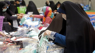 توزیع بسته‌های سلامت در مشهد با هدف جلوگیری از شیوع کرونا