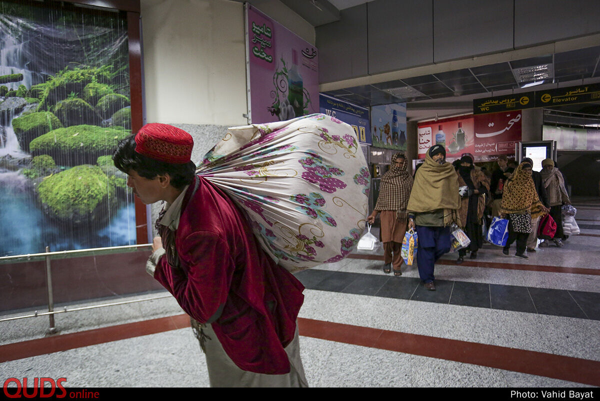 ضد عفونی و اقدامات پیشگیرانه در پایانه مسافربری مشهد