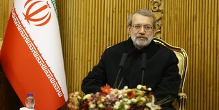آرزوی سلامتی لاریجانی برای رئیس‌جمهوری و همراهانش