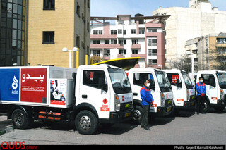 افتتاح وبهره برداری از خودروهای پمپ بنزین سیار در مشهد
