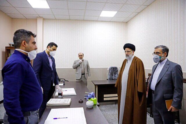 بازدید سرزده رییس قوه قضاییه از شعبه کشیک دادسرای تهران 