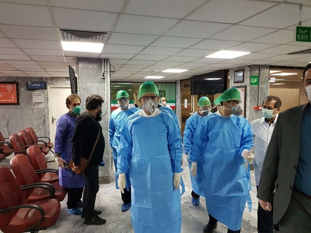 بازدید جهانگیری از بخش کرونای بیمارستان امام حسین (ع) 