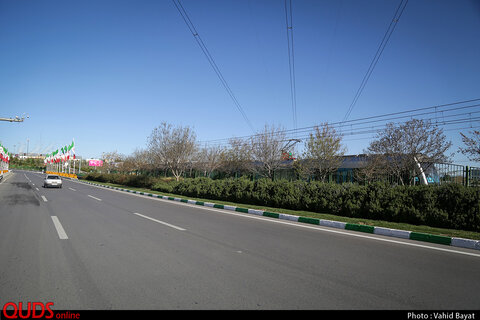 اجرای طرح فاصله گذاری اجتماعی در روز طبیعت - مشهد ‎