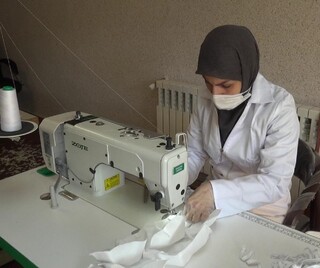 دانش‌آموزان خراسان رضوی ۳۰۰ هزار ماسک تولید کردند