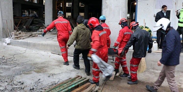 سقوط مرگبار نگهبان کارگاه ساختمانی از ارتفاع ۲۰ متری در مشهد