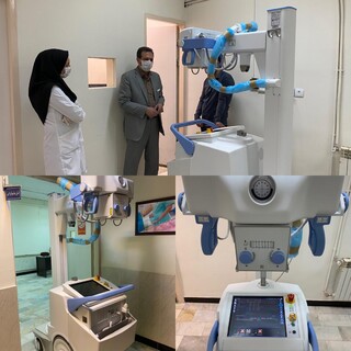 دستگاه رادیولوژی در مرکز آموزشی درمانی فاطمیه راه اندازی شد