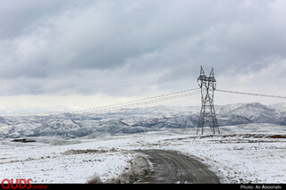 برف بهاری در ییلاقات مشهد