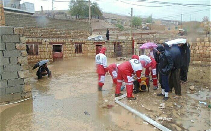 بارندگی موجب آبگرفتگی در ۶ روستای کاشمر شد