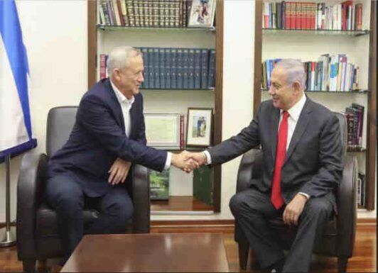 رسانه‌های اسرائیلی: نتانیاهو و گانتس درباره تشکیل دولت به توافق رسیدند
