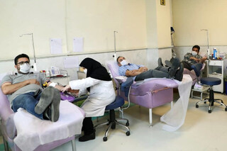 رزمایش همدلی با اهدای خون در مشهد