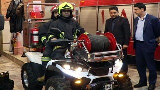 به کارگیری موتور چهارچرخ ویژه بافت پیرامونی حرم رضوی در آتش نشانی مشهد