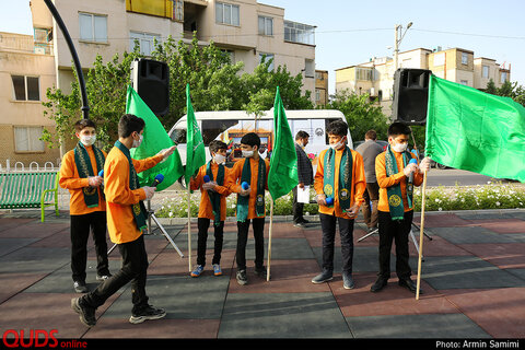 اجرای ویژه برنامه «با نوای کاروان» در سطح شهر مشهد