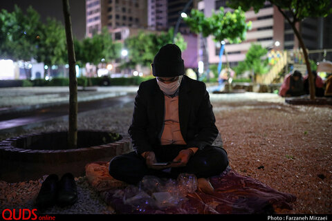 مراسم احیاء شب نوزدهم رمضان در خیابان های مشهد
