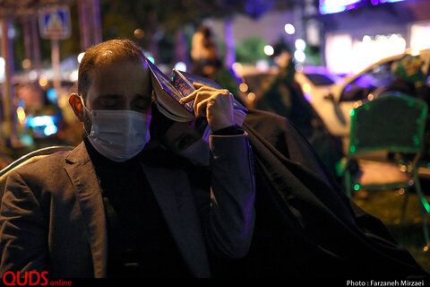 مراسم احیاء شب نوزدهم رمضان در خیابان های مشهد