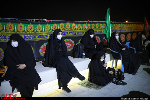مراسم احیاء شب بیست و سوم رمضان در خیابان های مشهد