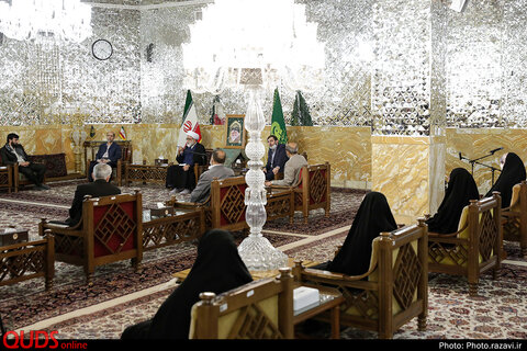 دیدار تشکل‌های مردمی فعال در رزمایش مواسات مشهد با تولیت آستان قدس رضوی