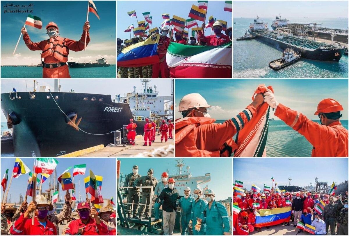 فیلم/ استقبال ونزوئلا از نفتکش های ایرانی