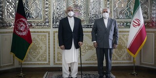 سرپرست وزارت خارجه افغانستان با ظریف در تهران دیدار کرد