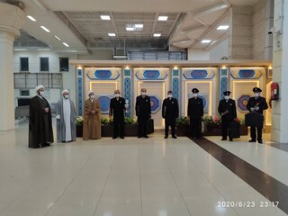 کاروان خدام آستان قدس رضوی به خوزستان عزیمت کردند
