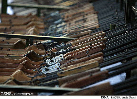 توقیف بیش از ۲ هزار قبضه سلاح غیرمجاز در خوزستان