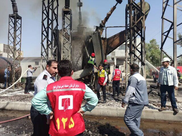 مدیر نیروگاه: آتش‌سوزی نیروگاه شهید مدحج اهواز (زرگان) تلفات جانی نداشته است (+عکس)
