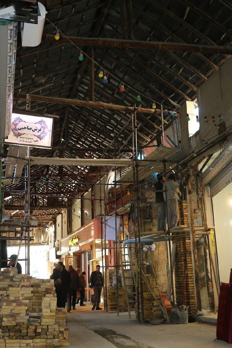 مرمت بازار فرش احیای هویت تاریخی مشهد است