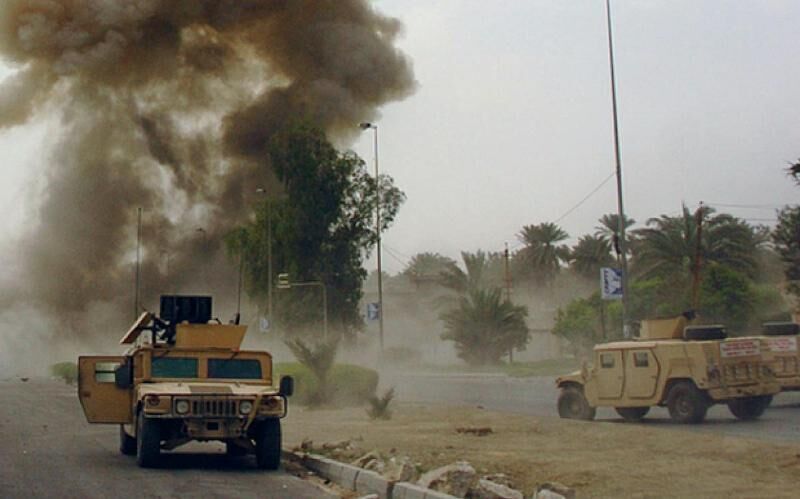 حمله موشکی به پایگاه نظامی بسمایه عراق 