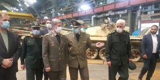 افتتاح خط بهینه‌سازی و ارتقاء تانک در وزارت دفاع/ ارتقاء تانک‌ها در تراز تانک T-90