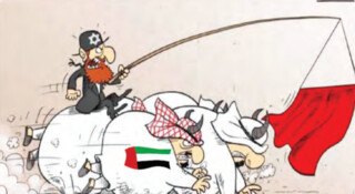 کاریکاتور رابطه امارات و اسرائیل