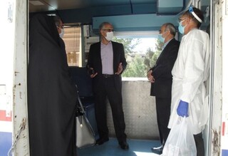 سه دستگاه اتوبوس سیار برای غربالگری کرونا در مشهد استقرار یافت